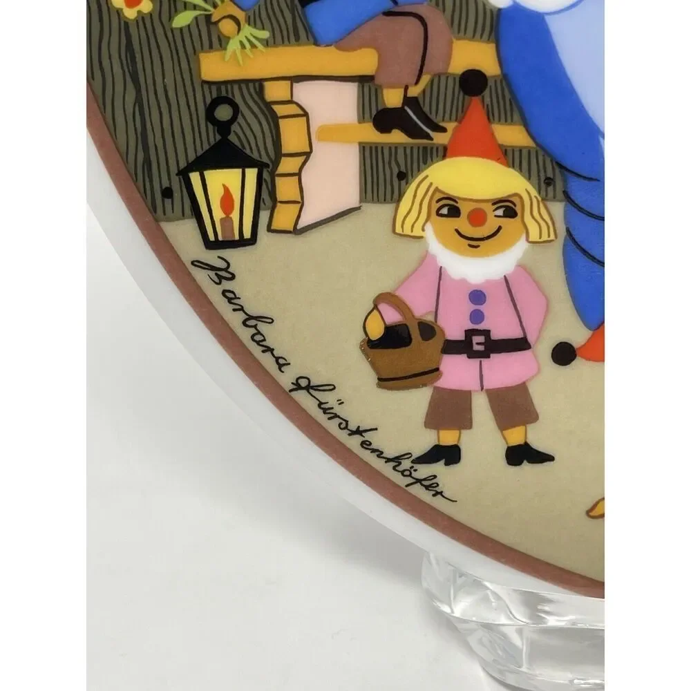 Barbara Fuerstenhoefer Schneewittchen SNOW WHITE 7 DWARFS 7.5” Decorative Plate